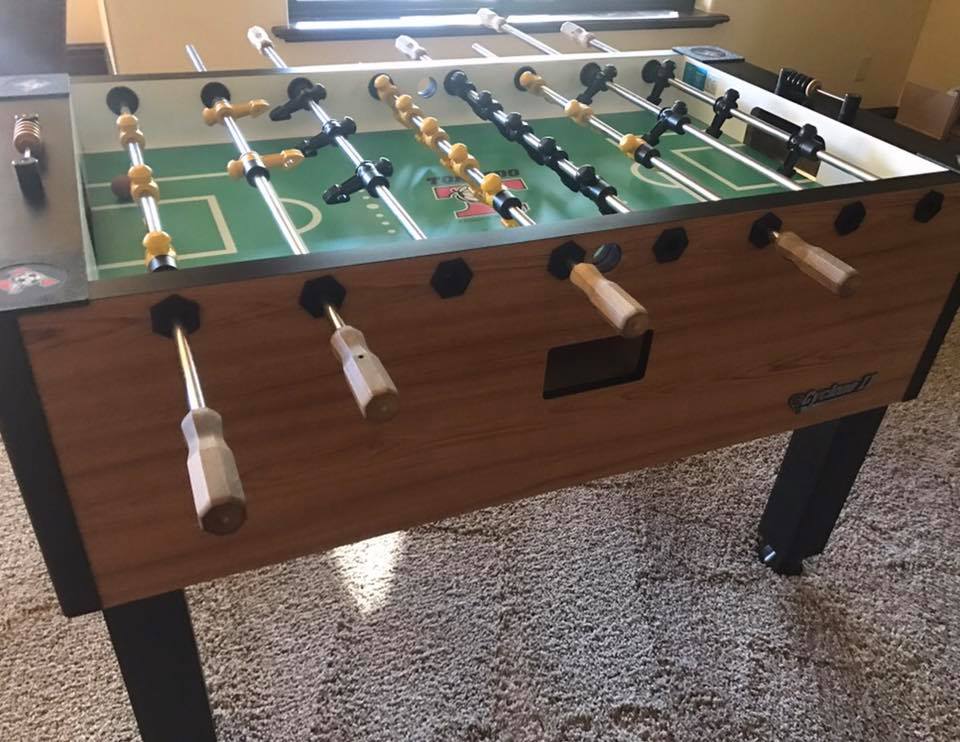 foosball table