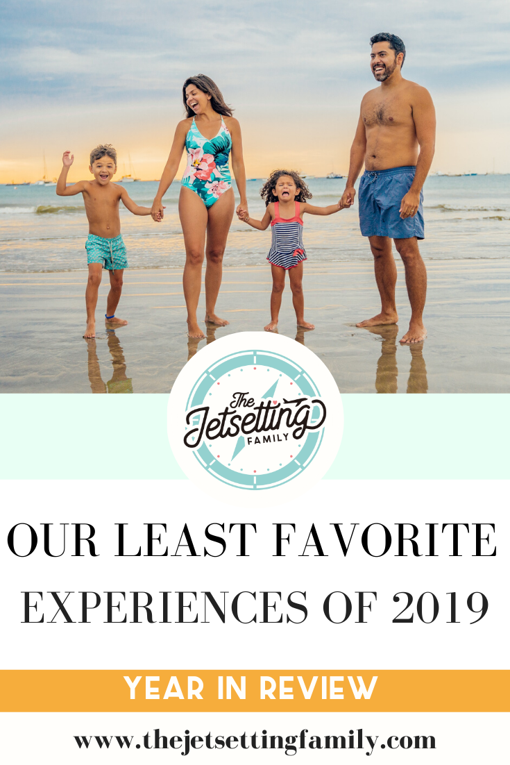 Our LEAST Favorite Experiences of 2019