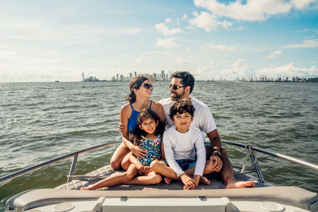 boat ride in Cartagena Colombia