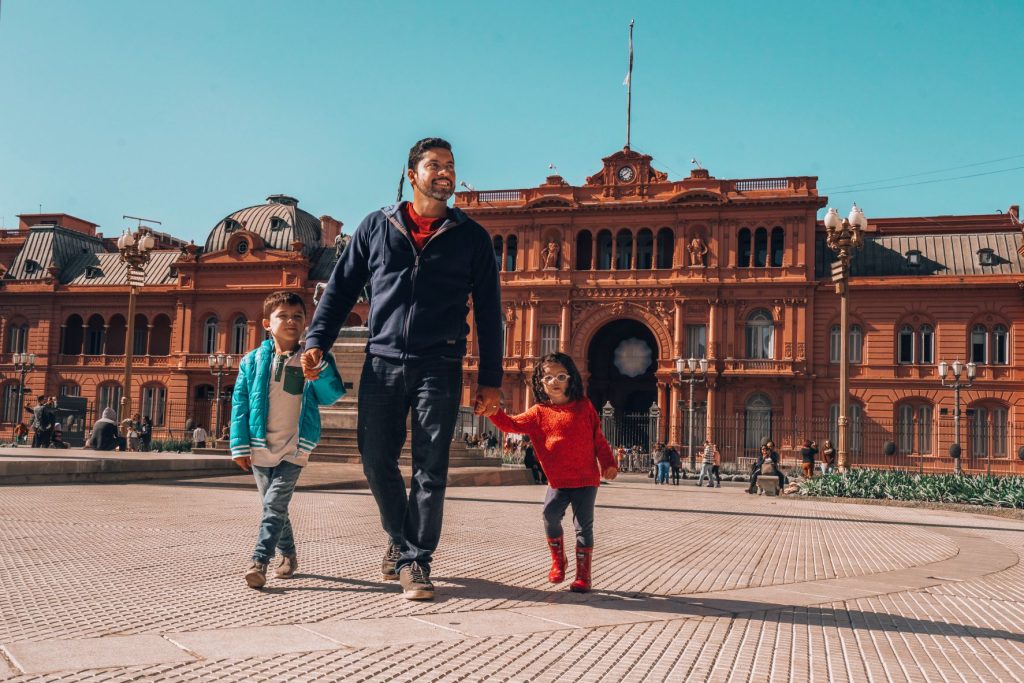 walking around in Buenos Aires Argentina