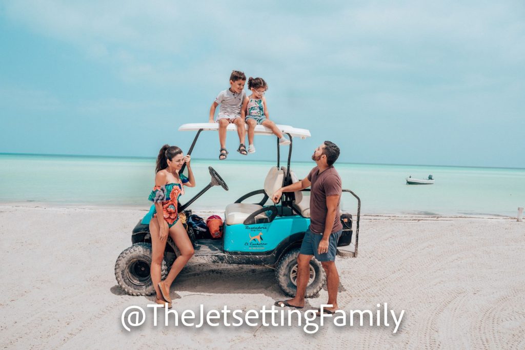 golf cart in isla holbox mexico