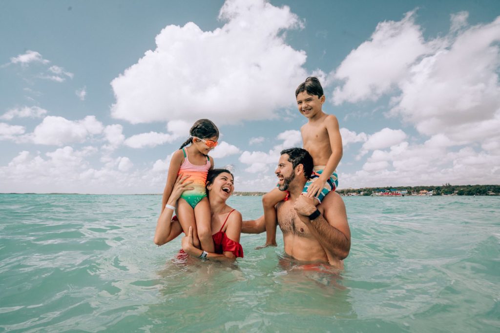 enjoying bacalar as a family